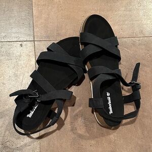 Timberland Women's Strappy Black Sandals